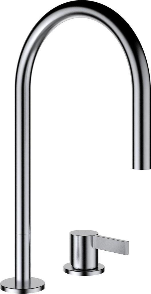 LAUFEN Kartell 2-Loch Waschtischmischer, Schwenkauslauf, ohne Ablaufventil, Ausladung 166 mm, H3113320902201