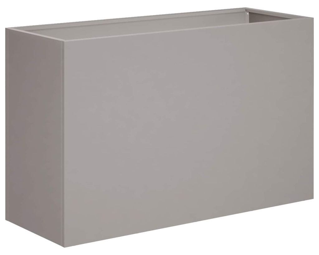 vidaXL Vaso da giardino effetto ruggine, 80 x 30 x 40 cm, Immagine del prodotto 