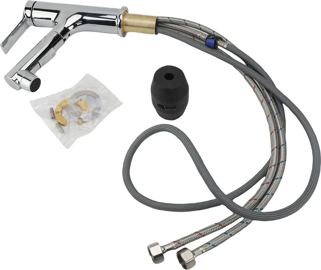Robinet mitigeur extractible en laiton pour nettoyer votre évier facile
