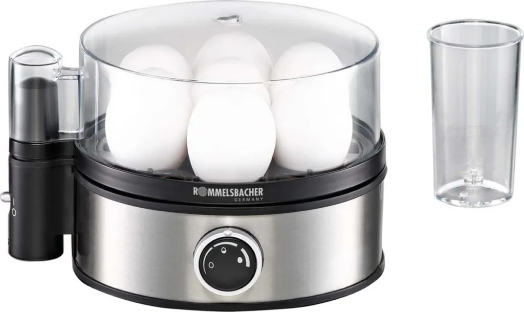 Cuiseur œufs Rommelsbacher ER 400 avec Signal Sonore et Dosage Précis Inox
