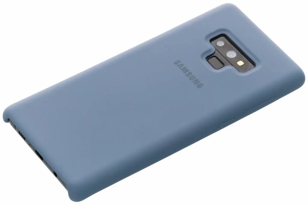 SAMSUNG EF-PN960TL Coque Silicone Bleu pour Galaxy Note 9 Originale - 3