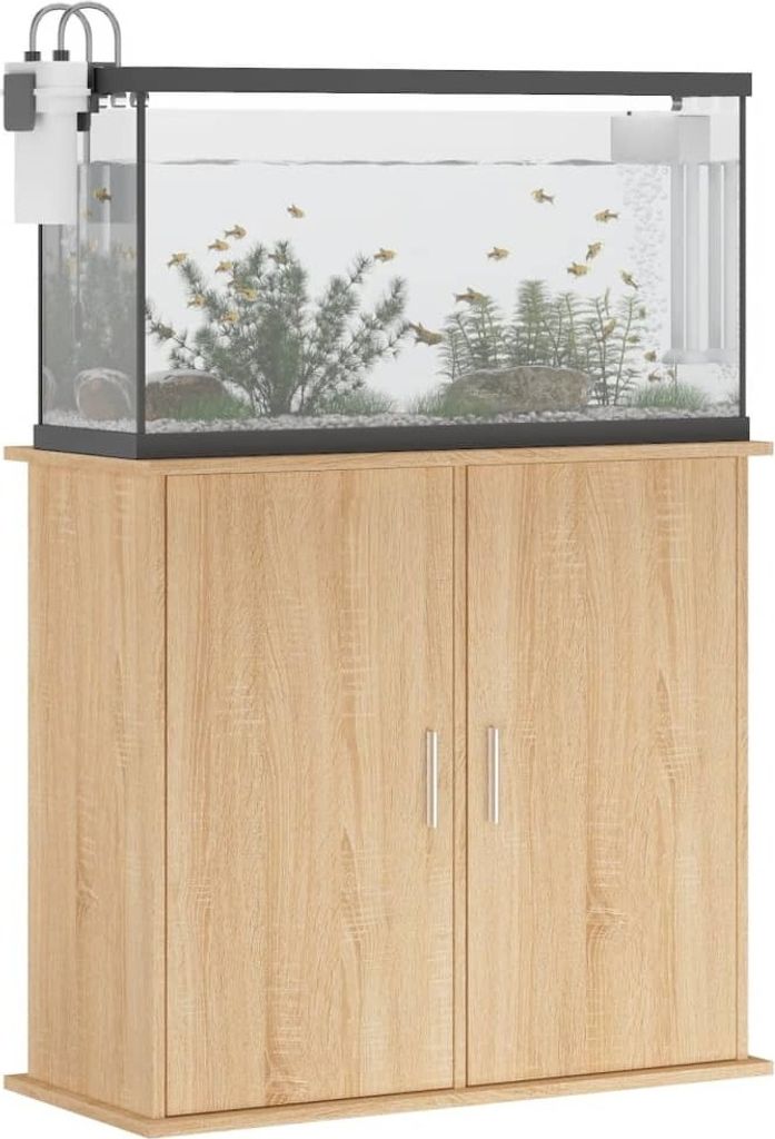 vidaXL Stojak pod akwarium dąb sonoma 81x36x73 cm materiał Zdjęcie produktu 7