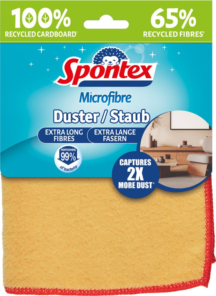 Spontex Mikrofaser-Staubtuch gelb