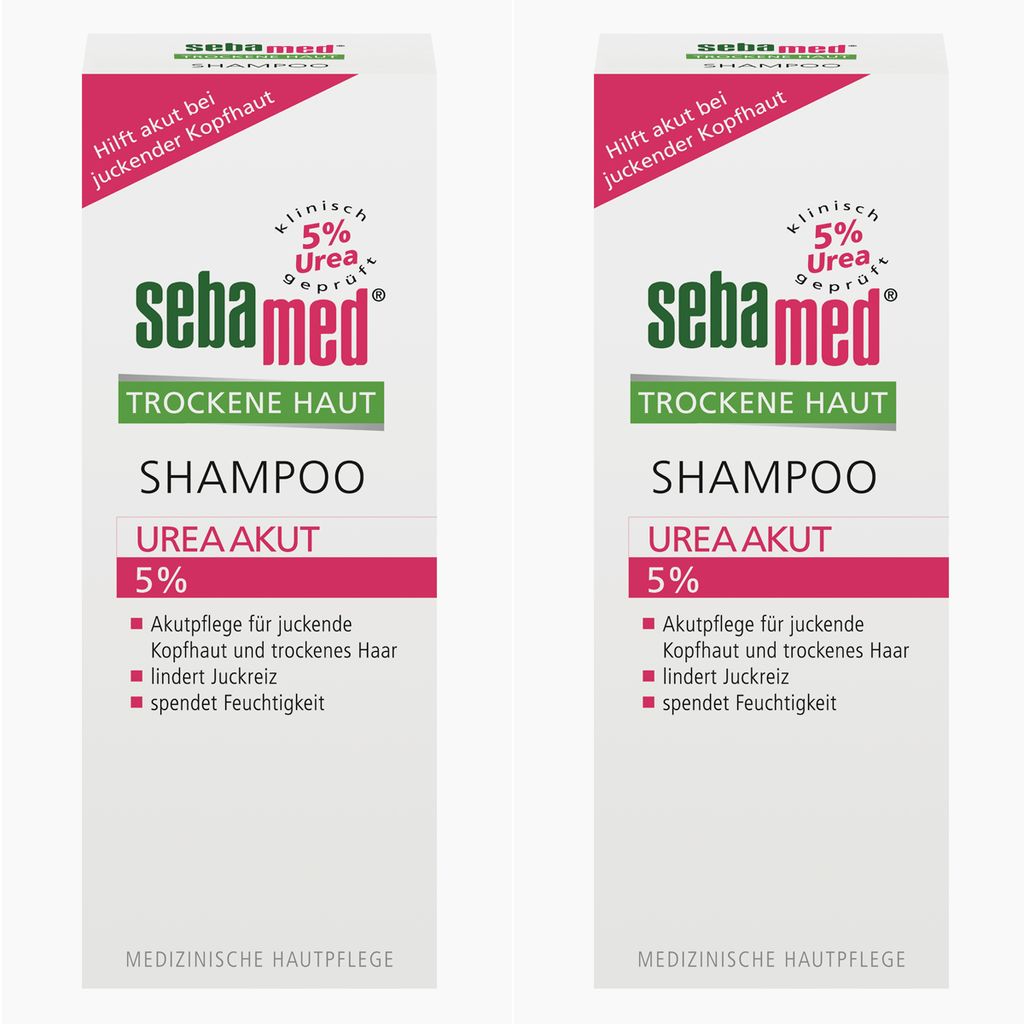 Sebamed Shampoo Urea Akut spendet intensiv Feuchtigkeit Produktbild 