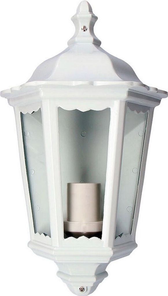 Applique mod. milano bianco 43xø24,5cm edm Immagine del prodotto 