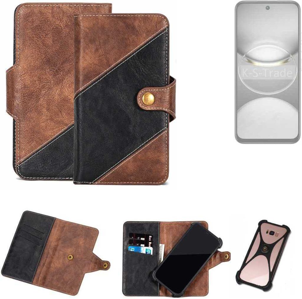 K-S-Trade Handyhülle Schutzhülle Bookstyle Case kompatibel mit Tecno Spark 30 Klapphülle Cover Hülle Schutztasche 1x