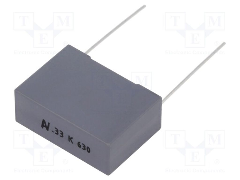 5x Kondensator: Polyester 630VDC 220VAC 330nF Rastermaß: 22,5mm R60PN33305030K Po