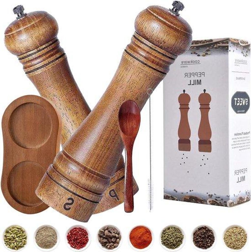 5 elegante Salz- und Pfeffermühlen - ideal als Hochzeitsgeschenk und Einzugsgeschenk