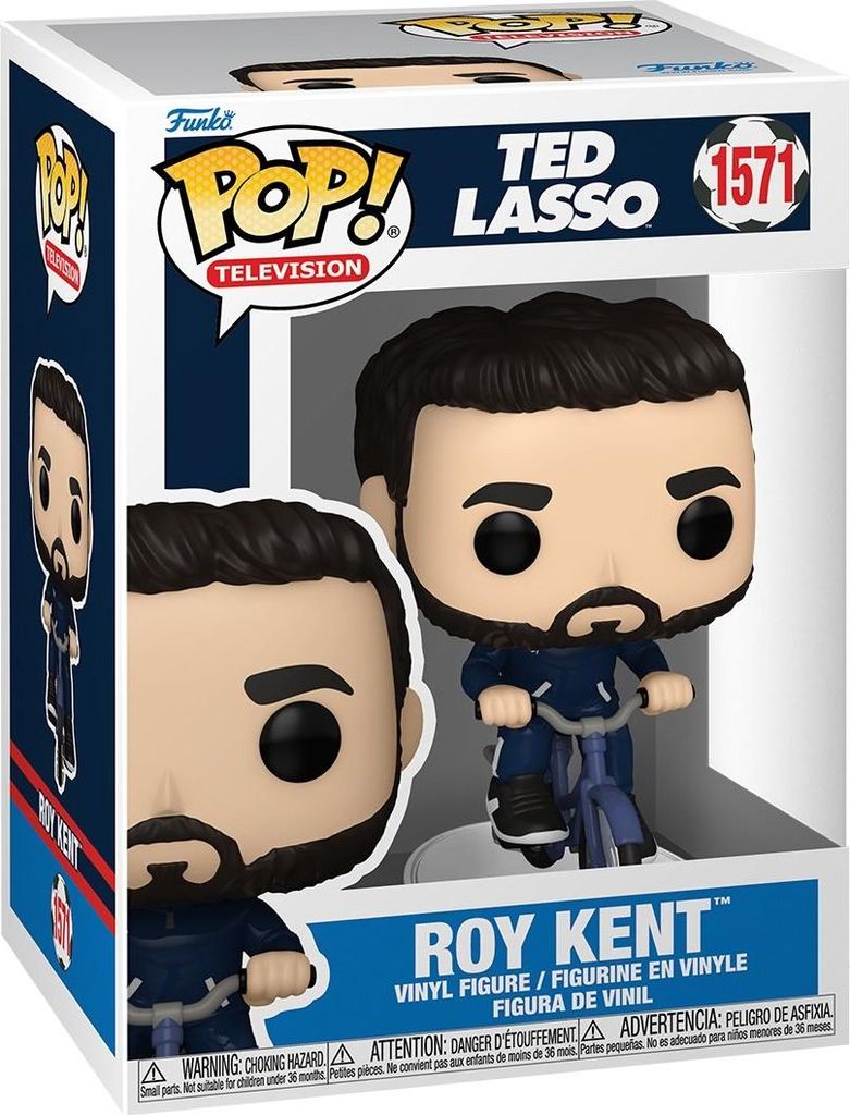 Figurka Winylowa Ted Lasso POP! - Roy Kent na rowerze, 9 Immagine del prodotto 