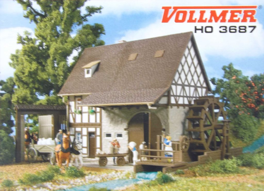 Vollmer 3687 Getreidemühle Spur H0 in