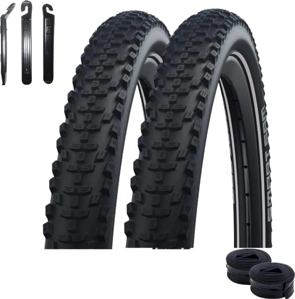 Kit Pneus VTT Schwalbe 29x2.60 pour Randonnée et Chemins Mixtes Smart Sam