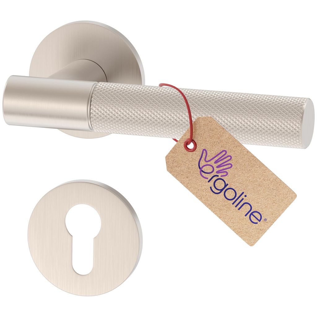 ERGO line Silber Türbeschlag LEA Profilzylinder, Produktbild 