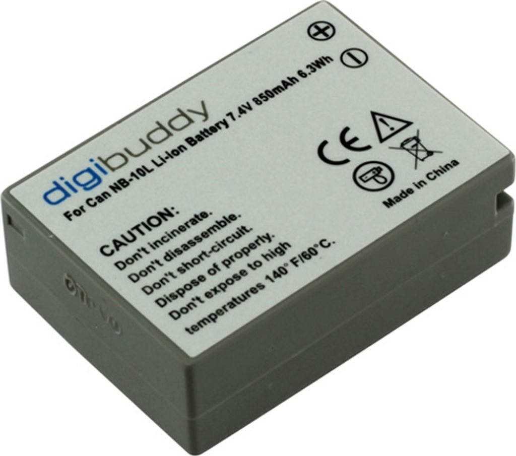 digibuddy Akku kompatibel zu Canon NB-10L Li-Ion