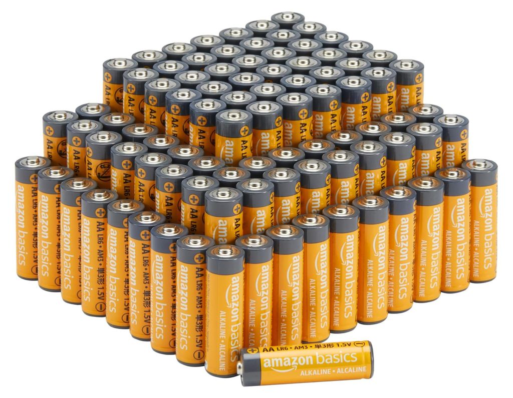 A. Basics AA-Alkali-Hochleistungsbatterien, 1,5 V, 10 Jahre Produktbild 