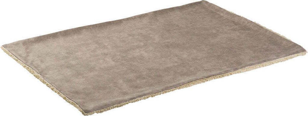 Loser Bezug Innenkissen Orthopädisches Hundebett Lederoptik/Teddy Taupe