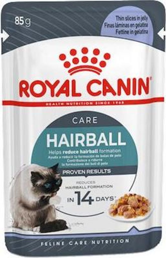 Royal Canin Feline Hairball Care in Gelee P.B. Multipack | 12 x 85 g