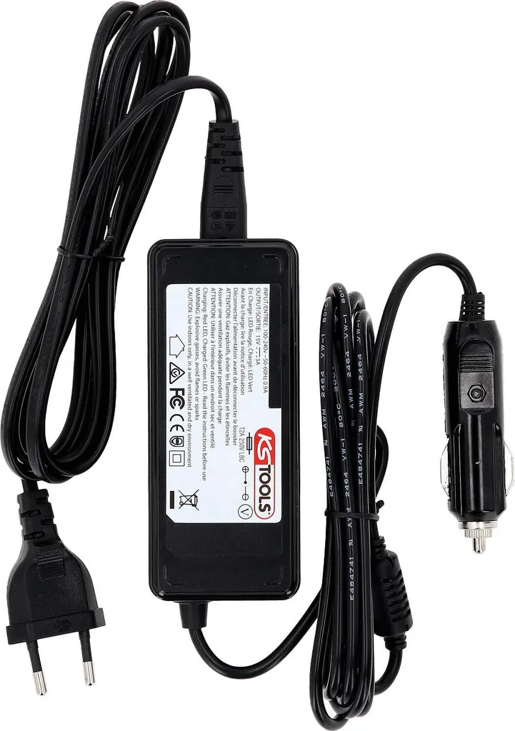 Adaptateur secteur pour booster KS Tools 550.1820 et 550.1825
