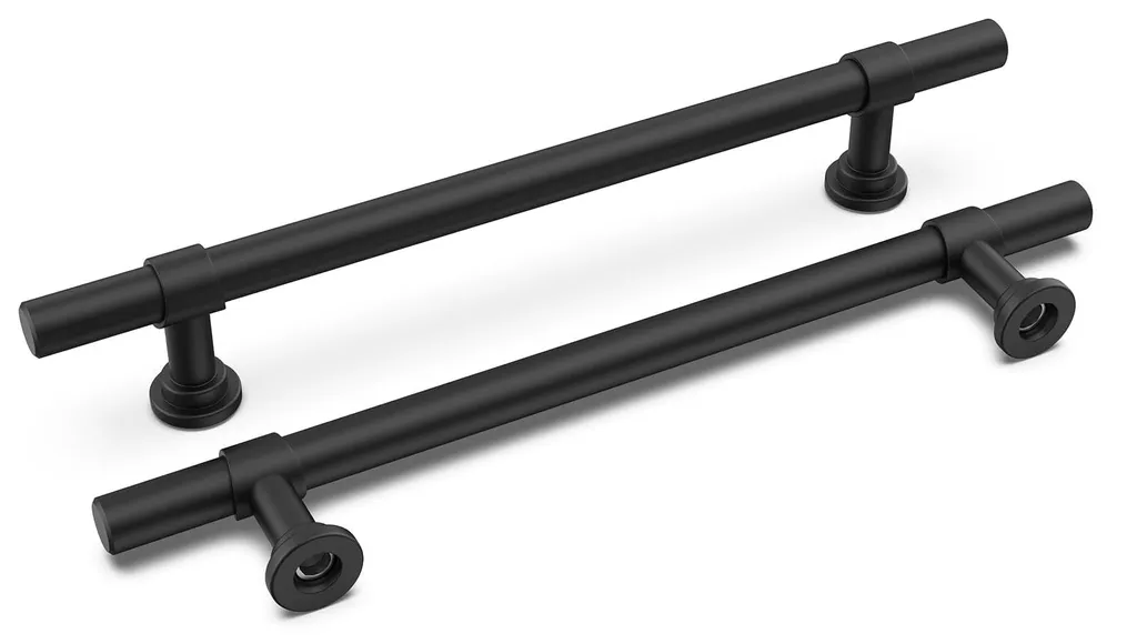 Poignée de cuisine noire 160 mm lot de 20 pour armoire et placard