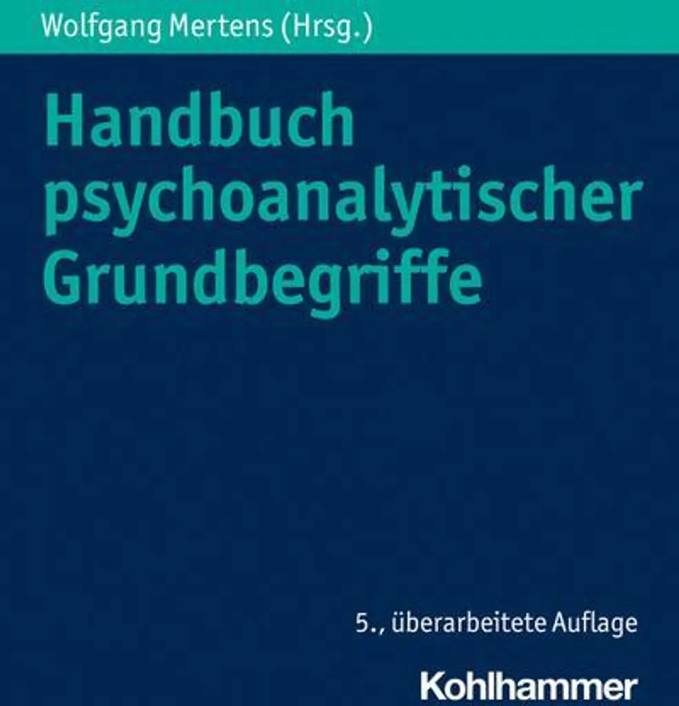 Manuel des concepts de psychanalyse : dictionnaire de terminologie