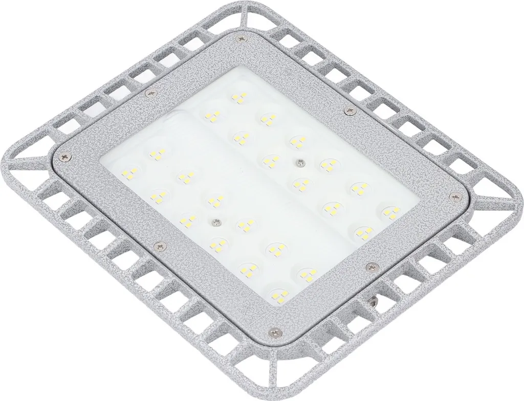 Éclairage de plafond pour entrepôt LED 50W IP66 Robuste Gris Marbre - 3