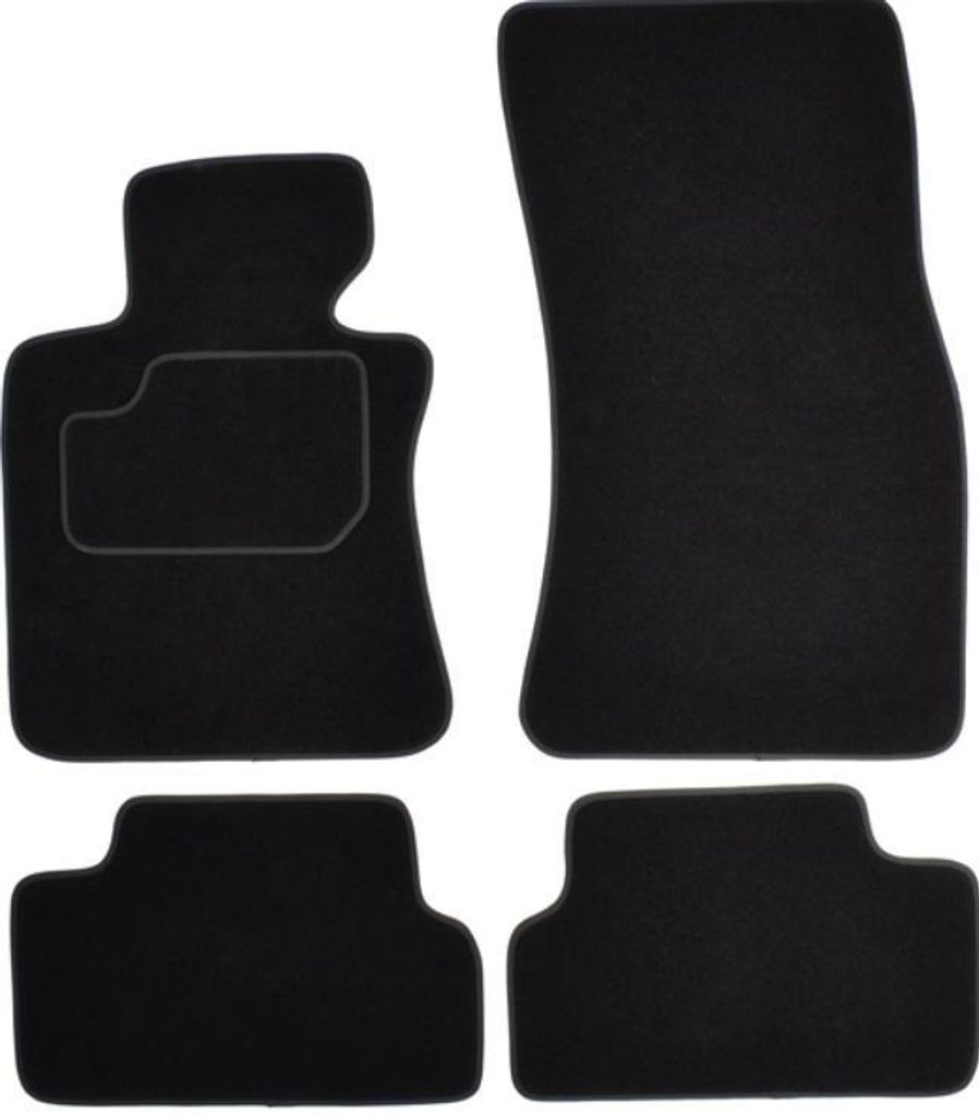 CUSTOPOL Universal-Fußmatten BM200C Vorne und Hinten für BMW 6 Coupe (E63) Textil