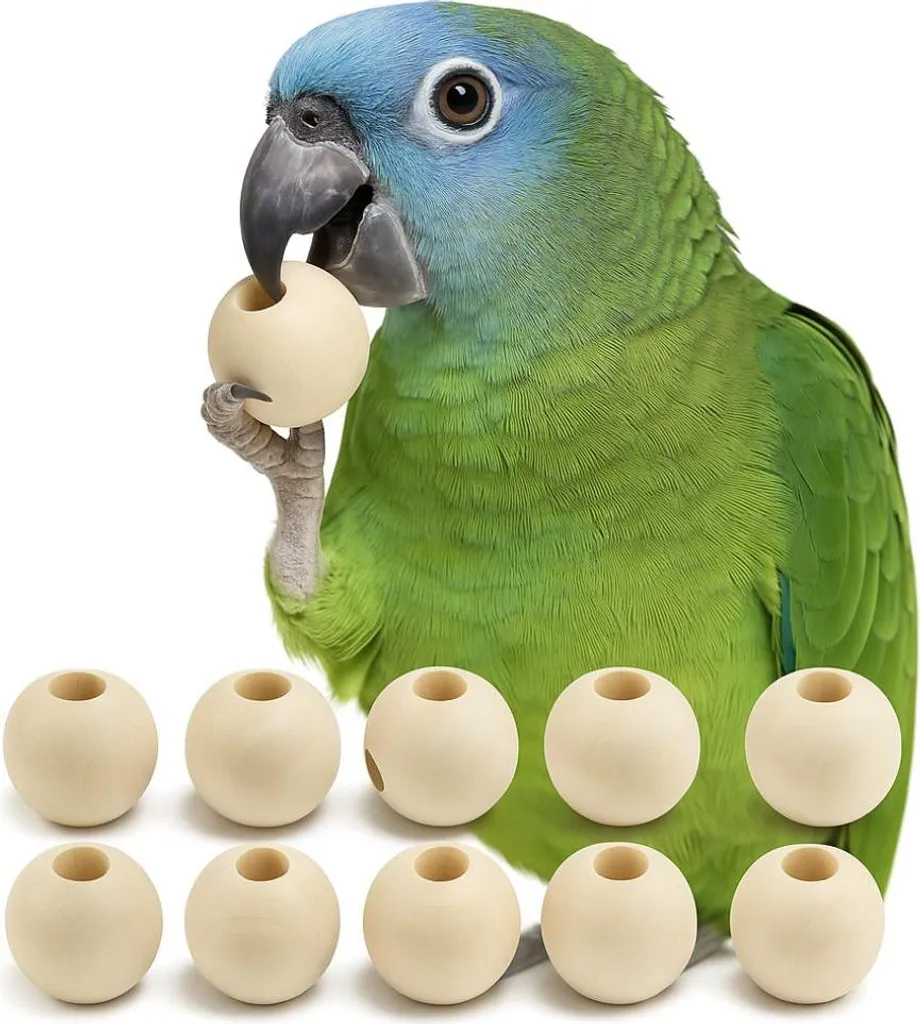 Pezzi di Ricambio in Legno XL - Sfere per Giochi Pappagalli Creativi