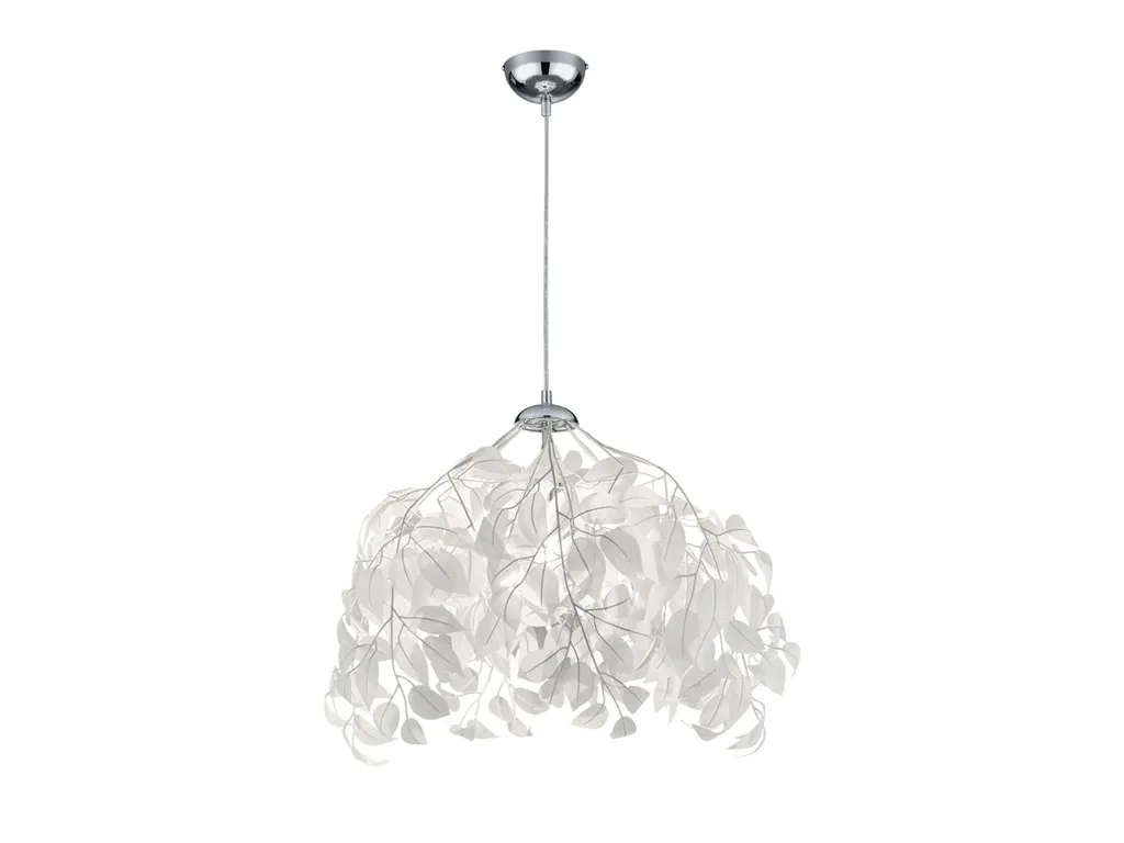 Lustre suspension design blanc LEAVY luminaire moderne pour chambre
