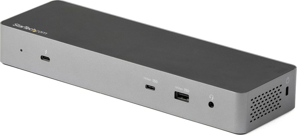 StarTech.com Thunderbolt 3 Dock mit USB-C Host-Kompatibilität - Dual 4K 60Hz DisplayPort 1.4 oder Dual HDMI Monitore - Single 8K - TB3/USB-C Lapto...