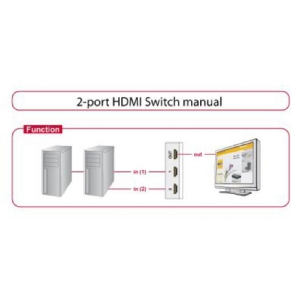 AV-Adapter/Konverter DELOCK AISCOV0058 2 x HDMI