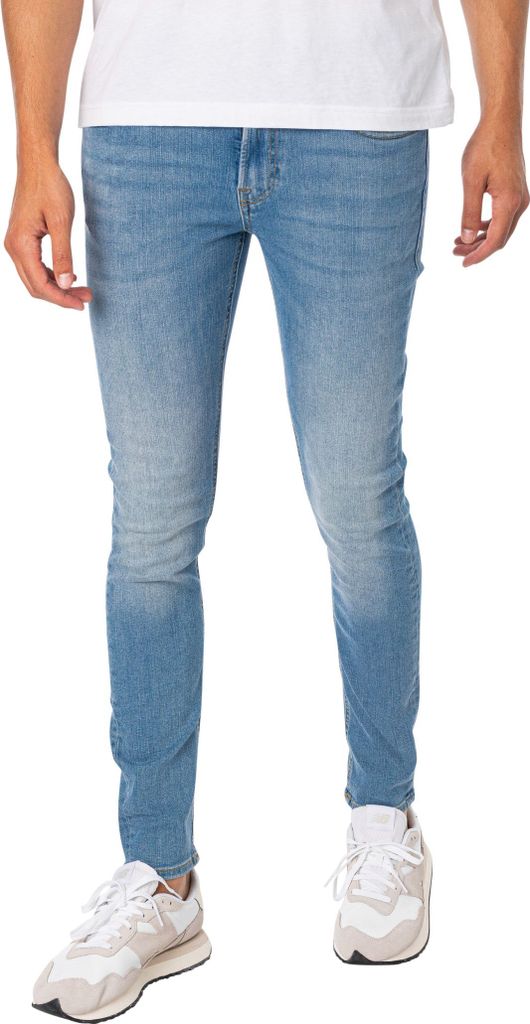 Jack & Jones Jeans Liam Original 770 Skinny Fit, Blau 36W x 34L