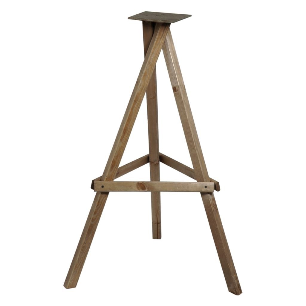 dobar Robuster Vogelhausständer, Dreibein-Ständer für Vogelfutterhäuser, 60 x 60 x 90 cm, Kiefer, Braun