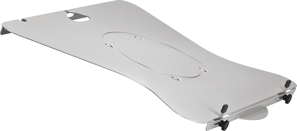 Novus Notebook-Platte für MY Arme 2.0 und Clu Arme, silber