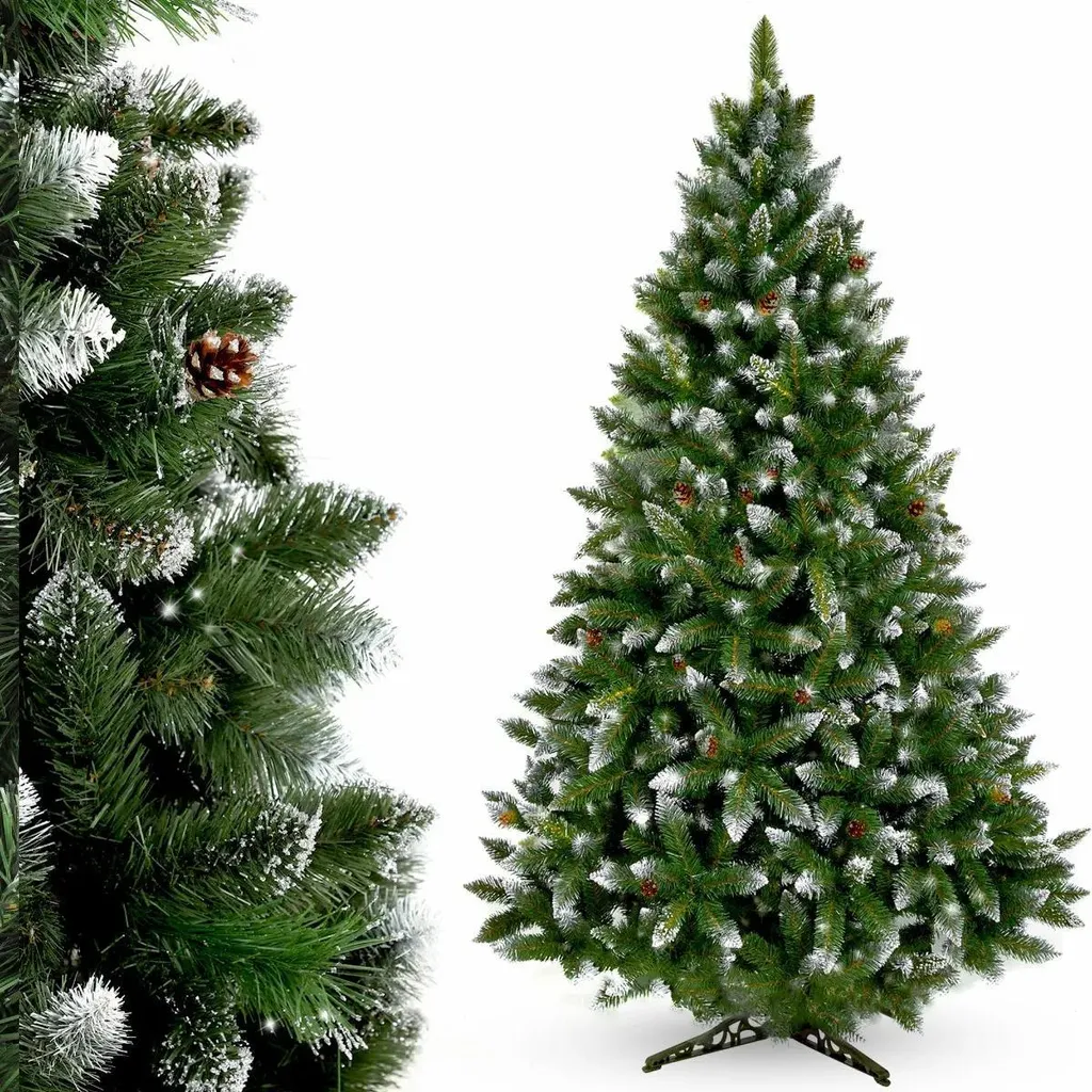 Sapin de Noël 220 cm Diamond sans éclairage certifié CE qualité supérieure