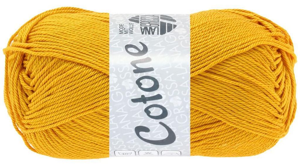 Lana Grossa - Cotone 0038 goldgelb Produktbild 