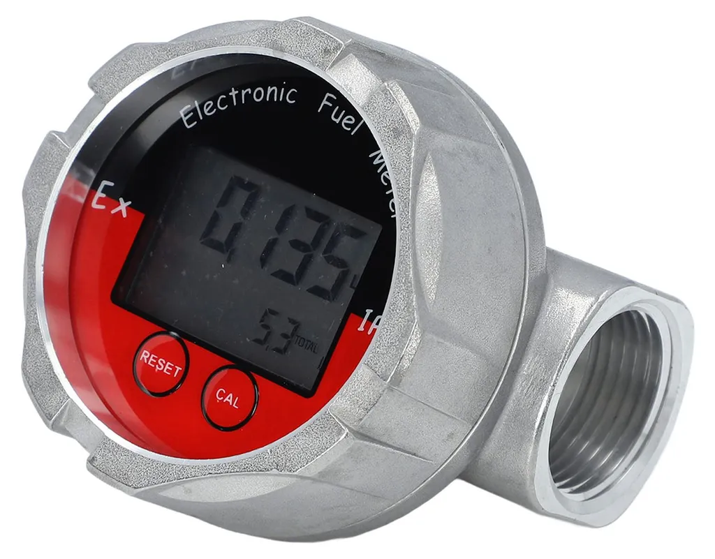 Débitmètre turbine 1 pouce LCD numérique haute précision 20 MPa