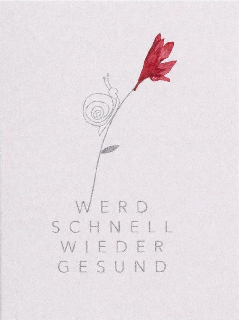 Minikarte "Werd schnell wieder gesund"