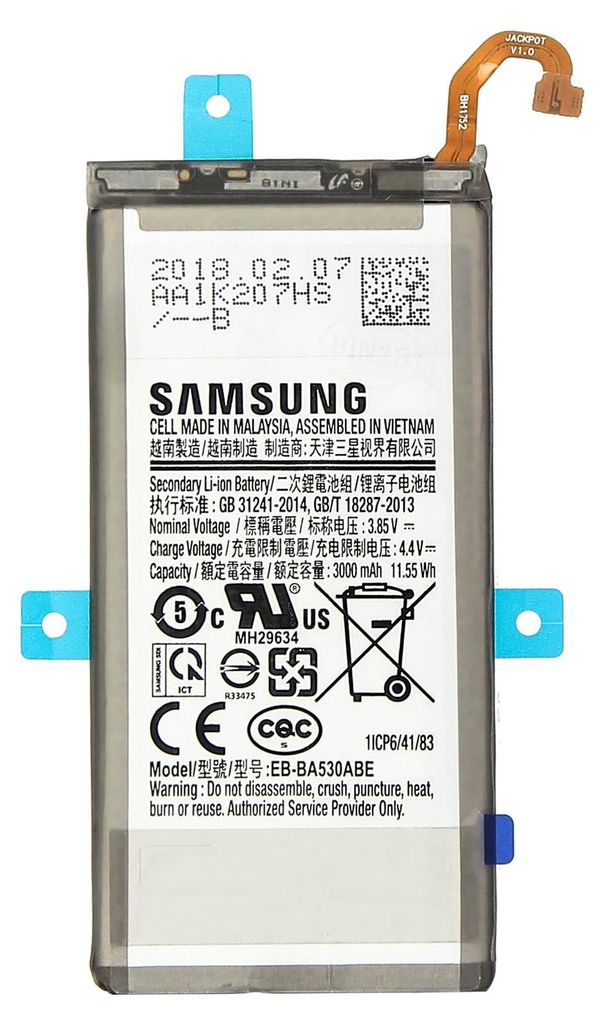 batteria sostitutiva da 3000 mAh adatta a Samsung Galaxy A8 Immagine del prodotto 