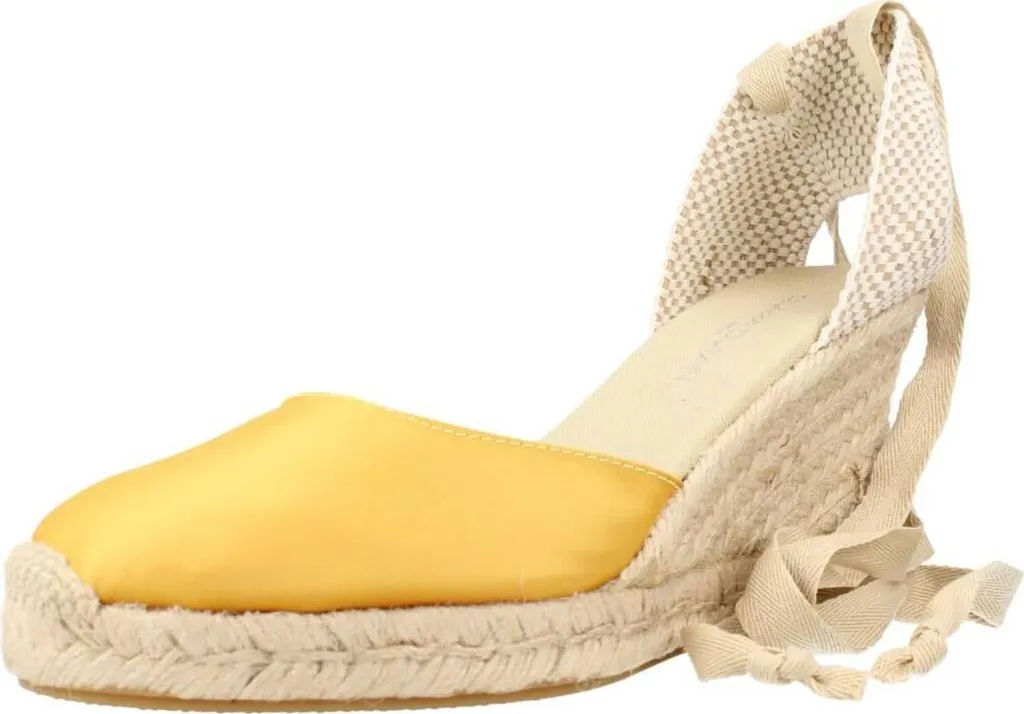 Alpargatas Mujer Modèle Clara Duran Valenrascd Couleur D´or Dorées