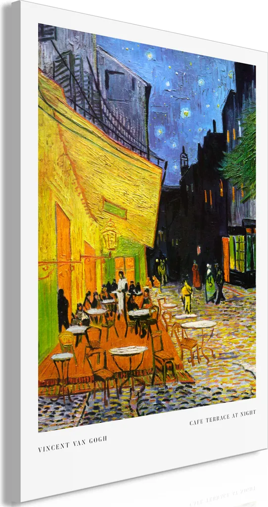 Arreda con il Quadro Caffè di Notte 40x60 cm - Tela Canvas Made in Italy