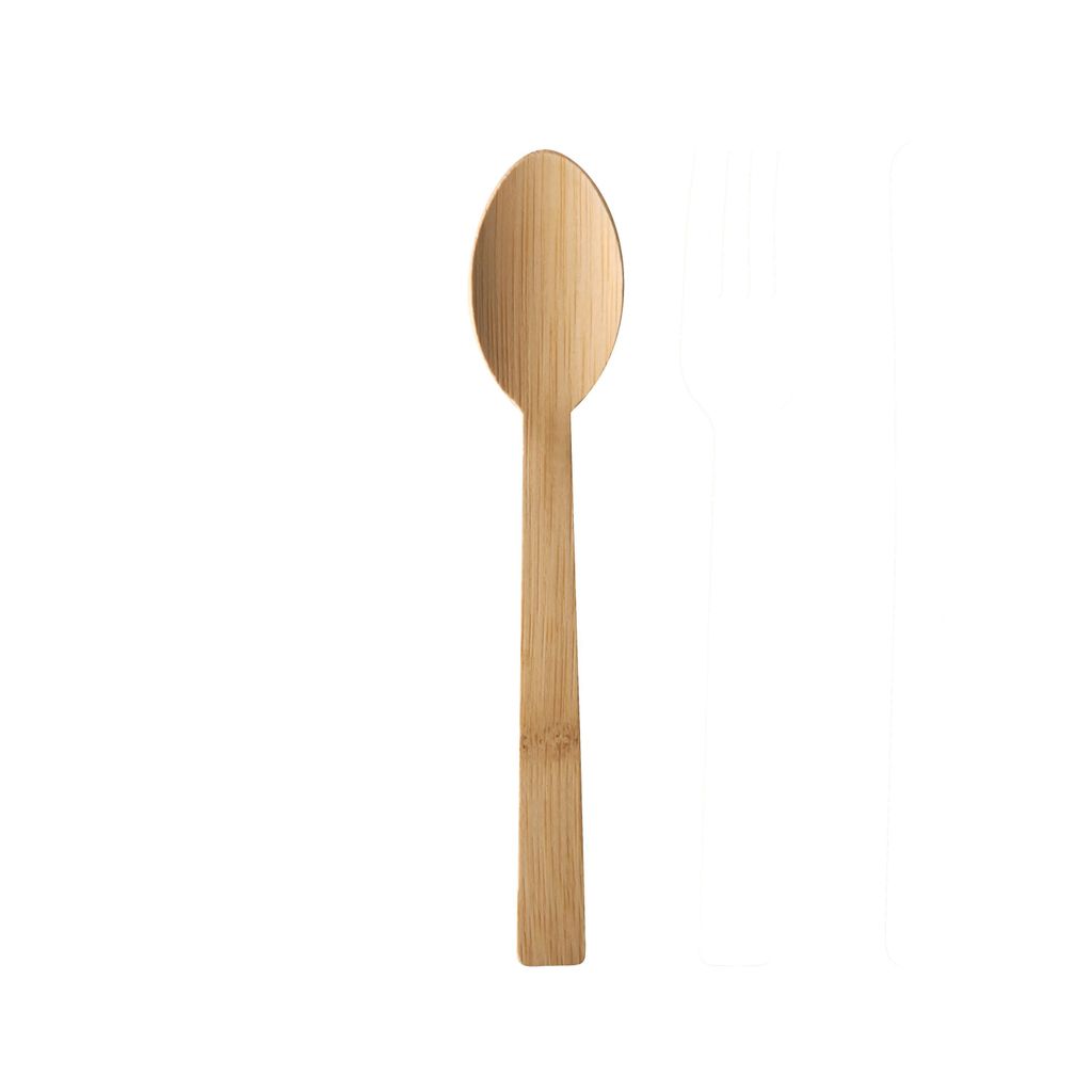 Papstar 88029, Einweg-Suppenlöffel, Holz, Natürlich/Natur, Produktbild 