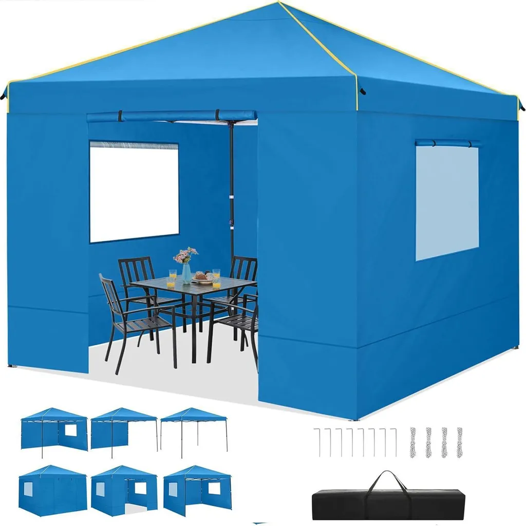 Pavillon Pop-up 3x3m : ne craignez plus la pluie ni le vent en extérieur