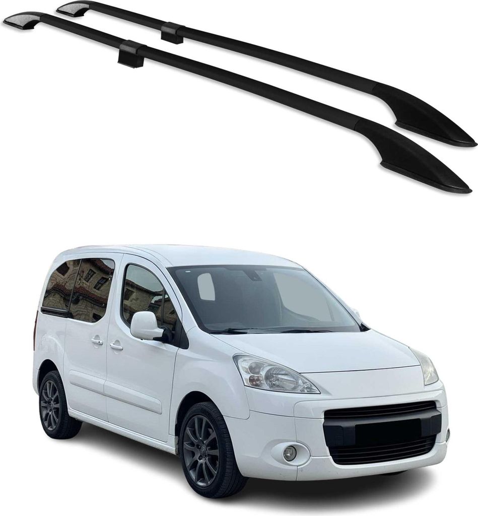 Barres de toit longitudinales pour Peugeot Partner Tepee Image du produit 