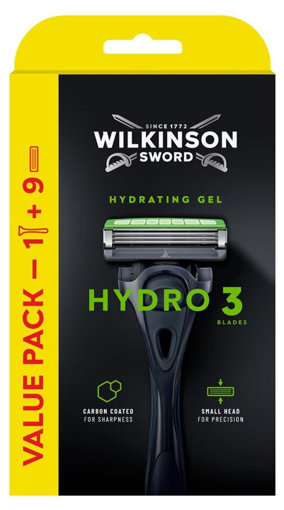 Wilkinson Hydro 3 Hydrating Gel Rasoir + 8 lames de Image du produit 