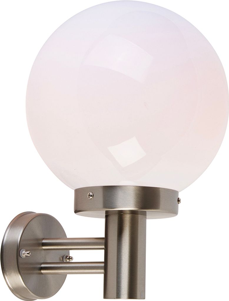 Moderne Außenwandleuchte Stahl Edelstahl IP44 Sfera Produktbild 