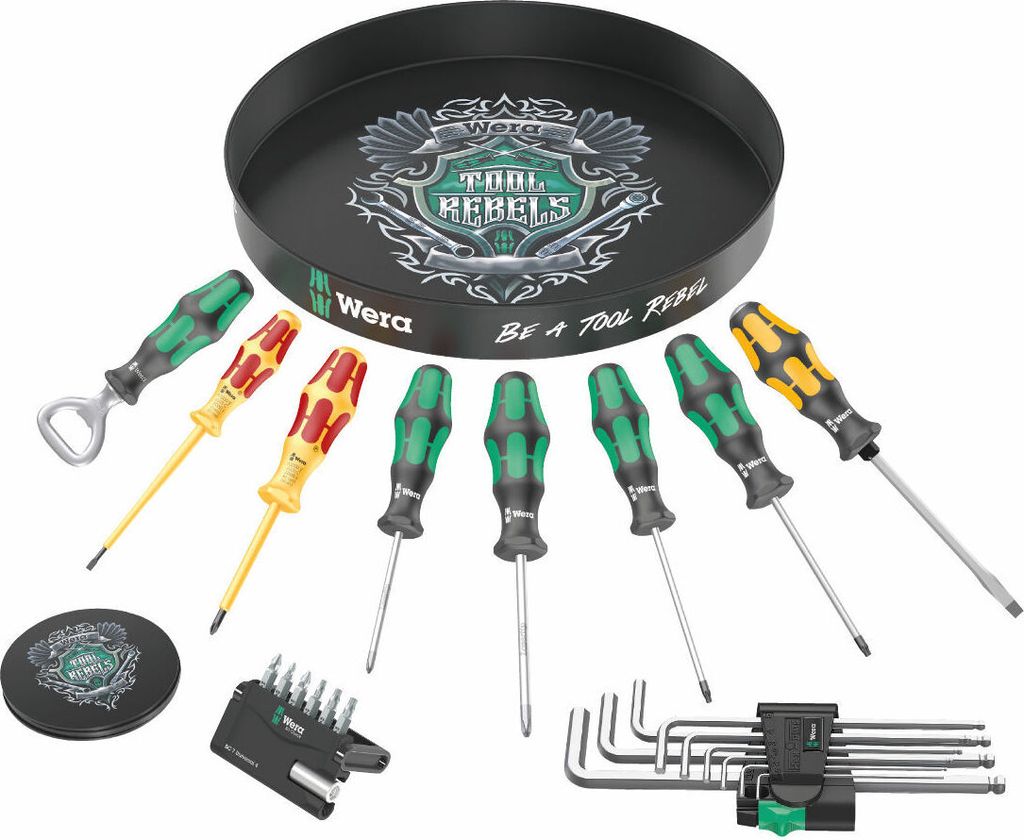Wera Eine Runde Schraubendreher Set 3 Limited Edition Serviertablett, 29-teilig