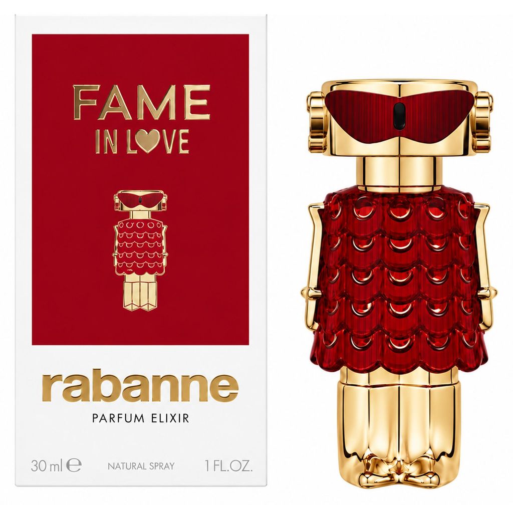 Rabanne Fame In Love Parfum Elixir, Donna, 30 ml, Flacone Immagine del prodotto 