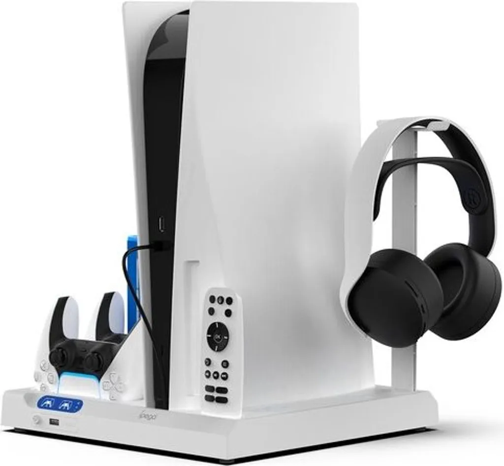 Évitez la Surchauffe PS5 avec ce Support de Charge iPega pour Manettes Noir - 3