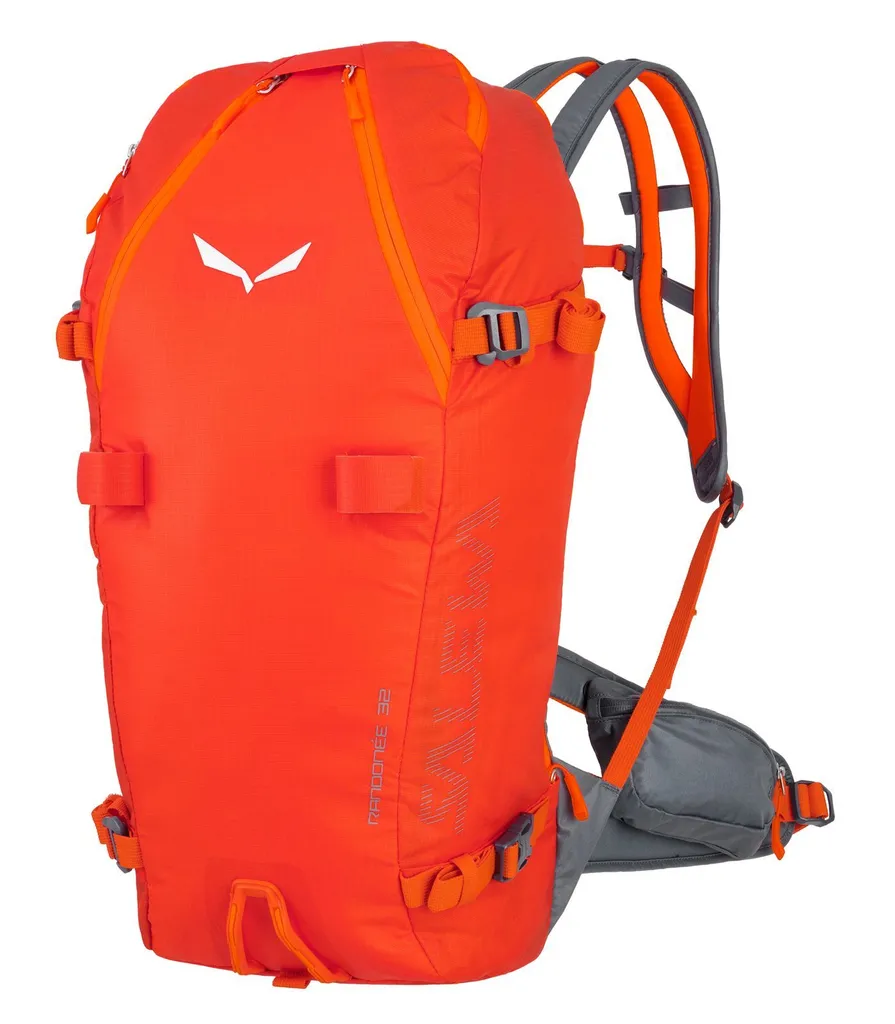 Sac à dos de randonnée 32L Salewa robuste et confortable coloris rouge
