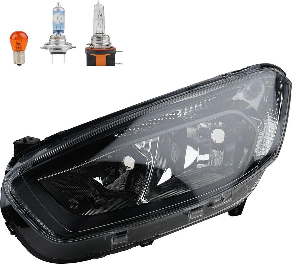 Johns, Scheinwerfer Links + Osram Nightbreaker Laser passend für Ford Transit Courier