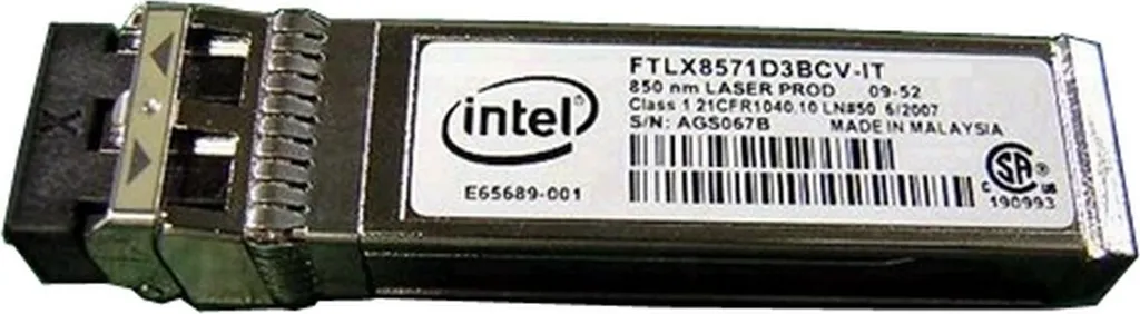Module Dell SFP+ 10GBase-SR 10Gbps Multi-Mode avec Portée de 300 Mètres